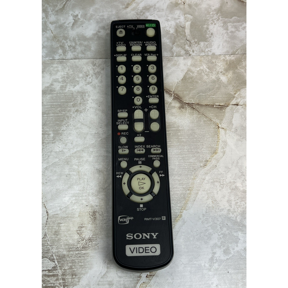 Sony Video Remote Control RMT-V307 VCR Plus Genuine OEM Tested & Working
